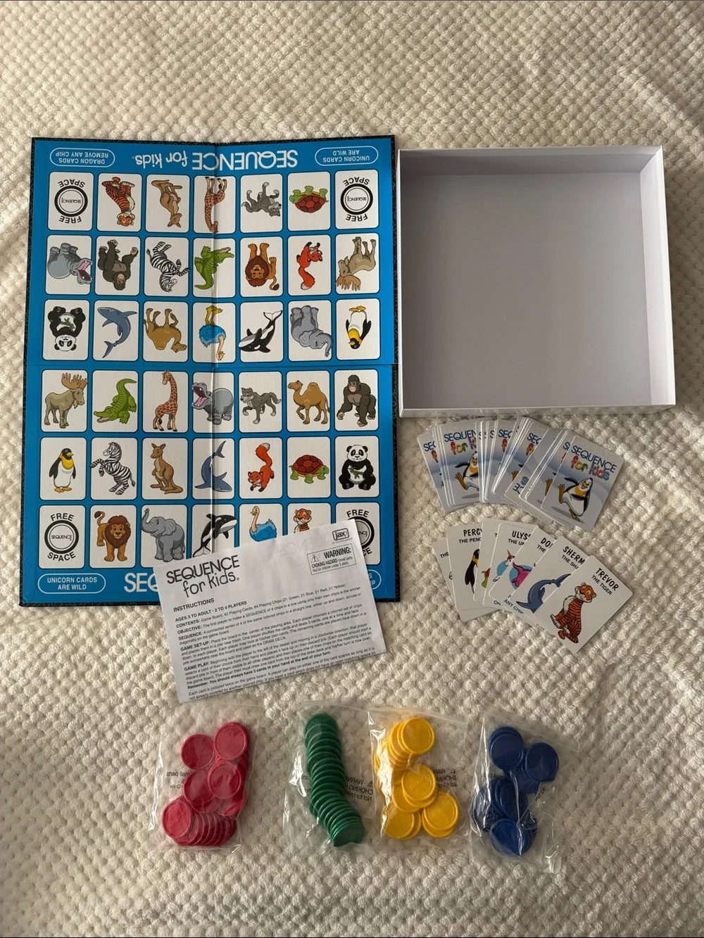 🦁 🆕 Sequence for Kids Board Game